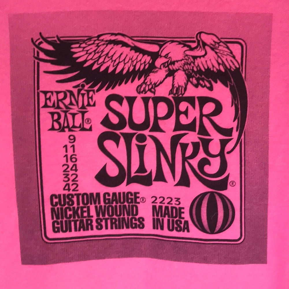 Ernie Ball Super Slinky Unisex Tee - Picture 3 of 5